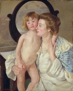 Moeder en Jongen, ca. 1899 door Mary Cassatt