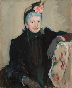 Portret van een oudere dame
