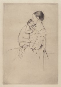 Rust, ca. 1891 door Mary Cassatt