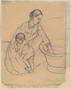 Het Bad [recto], 1890-1891