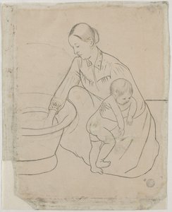 Het bad [verso], 1890-1891