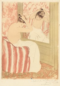 Het Kapsel door Mary Cassatt