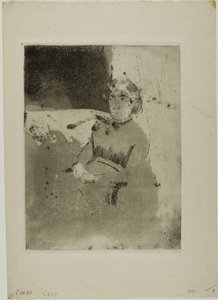 De hoek van de bank (nr. 1) door Mary Cassatt