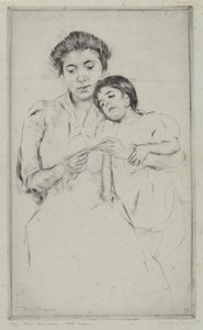 De Haakles, ca. 1902 door Mary Cassatt