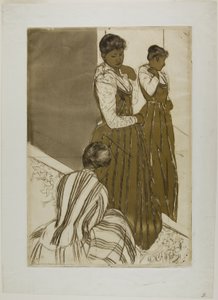 De Paskamer door Mary Cassatt