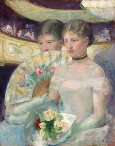 De Loge, ca. 1878-1880 door Mary Cassatt