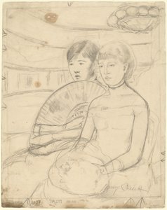 De Loge [recto], 1882 door Mary Cassatt