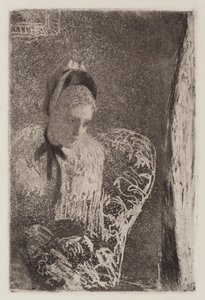 Wachten door Mary Cassatt