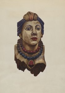Indiaanse Prinses Boegbeeld, ca. 1938