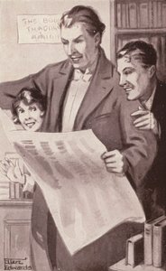 Illustratie voor Kipps door H.G. Wells door Mary Ellen Edwards