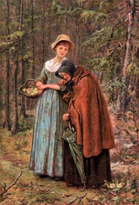 Het groene blad en de dorre, 1887 door Mary Ellen Edwards