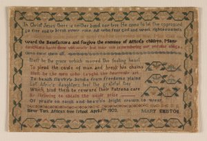Merklap door Mary Emiston
