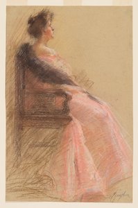 Portret van een jonge vrouw door Mary Golden Younglove