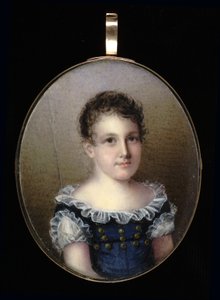 Portret van een jong meisje, 1825