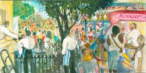 Carnaval, Blenheim Crescent door Mary Kuper
