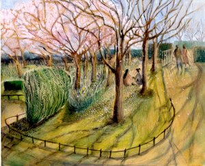 Japanse toeristen, Regents Park, 2004 door Mary Kuper