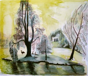 Stourhead, avondmeer, 2006
