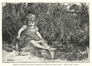 Silas Marner - Hier zat Eppie, vrolijk pratend tegen haar eigen kleine laars