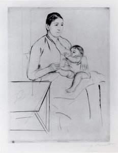 Verpleging door Mary Stevenson Cassatt