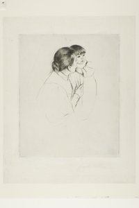 Boerenmoeder en kind, c.1895 door Mary Stevenson Cassatt