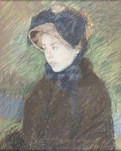 Portret van een jong meisje, c.1880 door Mary Stevenson Cassatt