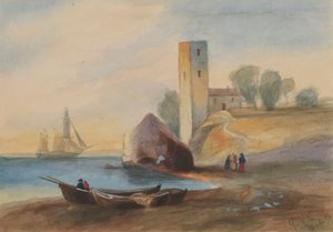 Zonder titel (Landschap) door Mary Vaux Walcott