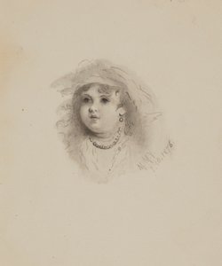 Ongetiteld Hoofd van een Kind, 1876