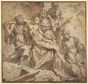 De Pieta door Maso da San Friano