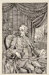 Franklin, kopie door Boris Mestchersky (d.1957) illustratie uit 