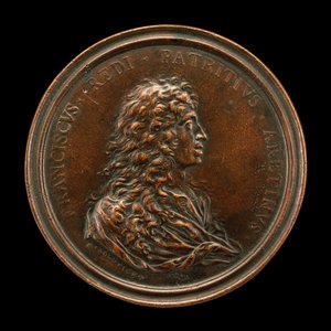 Francesco Redi, 1626-1697, arts en wetenschapper [voorzijde], 1684