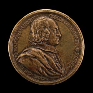 Giovanni Battista Mancini, overleden 1694, Algemeen Agent van Toscane in Rome [voorzijde], 1680