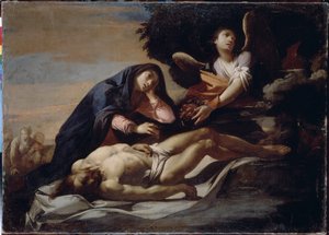 Rouw om het lichaam van Christus door Massimo Stanzione