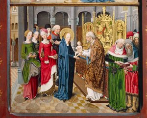 Presentatie in de tempel, uit de Verhalen uit het leven van Maria
