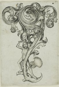 Distelornament met wilde man