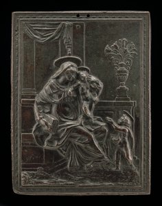 Madonna en Kind met Sint Jan de Doper, waarschijnlijk ca. 1600 door Master F.D.