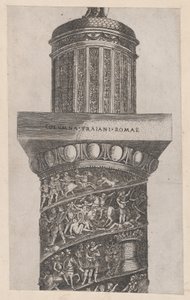 Speculum Romanae Magnificentiae: Het Bovenste Deel van de Zuil van Trajanus, toont ara..., 16e eeuw door Master GA