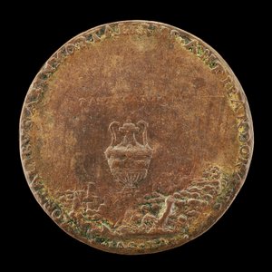 Vaas in een Landschap [achterzijde], 1554