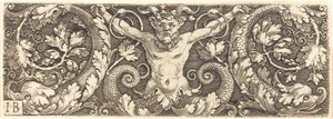 Ornament met Fantastische Sater en Dolfijnen door Master IB