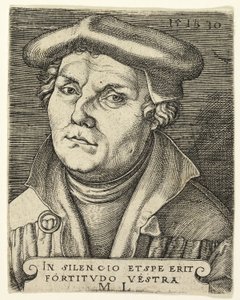 Portret van Martin Luther