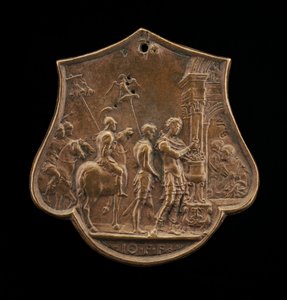 Mucius Scaevola, tweede helft 15e eeuw door Master IO.FF.
