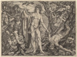 Apollo en Marsyas door Master MF