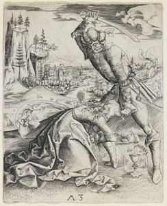 Onthoofding van Sint Barbara, ca. 1501 door Master MZ