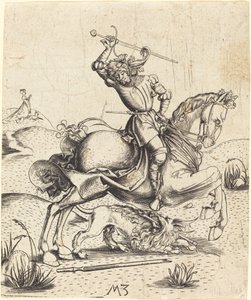 Sint Joris en de Draak door Master MZ