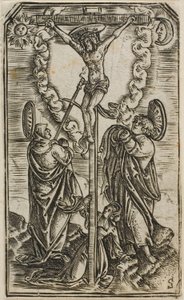 Christus aan het kruis door Master S