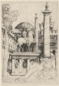 Allegorie van moed (?) door Master of 1515