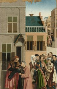 De zeven werken van barmhartigheid (paneel) door Master of Alkmaar