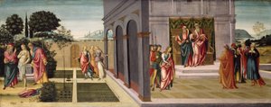 Susanna en de Ouderen in de Tuin, en het Proces van Susanna voor de Ouderen, c.1500