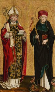 Sint Adalbert en Sint Procopius, ca. 1490-1500 door Master of Eggenburg
