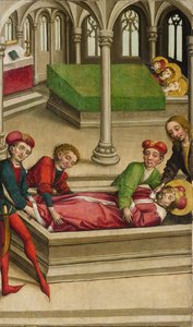 De begrafenis van Sint Wenceslas door Master of Eggenburg