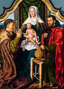 De Aanbidding der Koningen, ca. 1510 (Tempera en olieverf op hout (eiken))